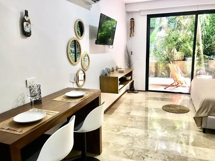 012 Modern Studio Luxurious Condo Wifi 100 Mb Tulum Apartment