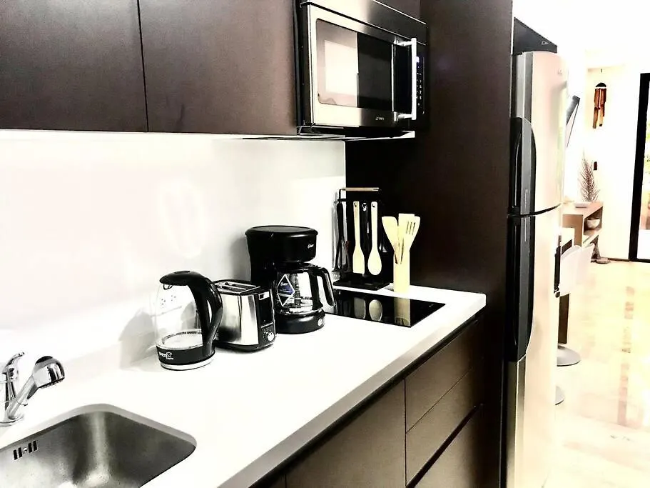 012 Modern Studio Luxurious Condo Wifi 100 Mb Tulum