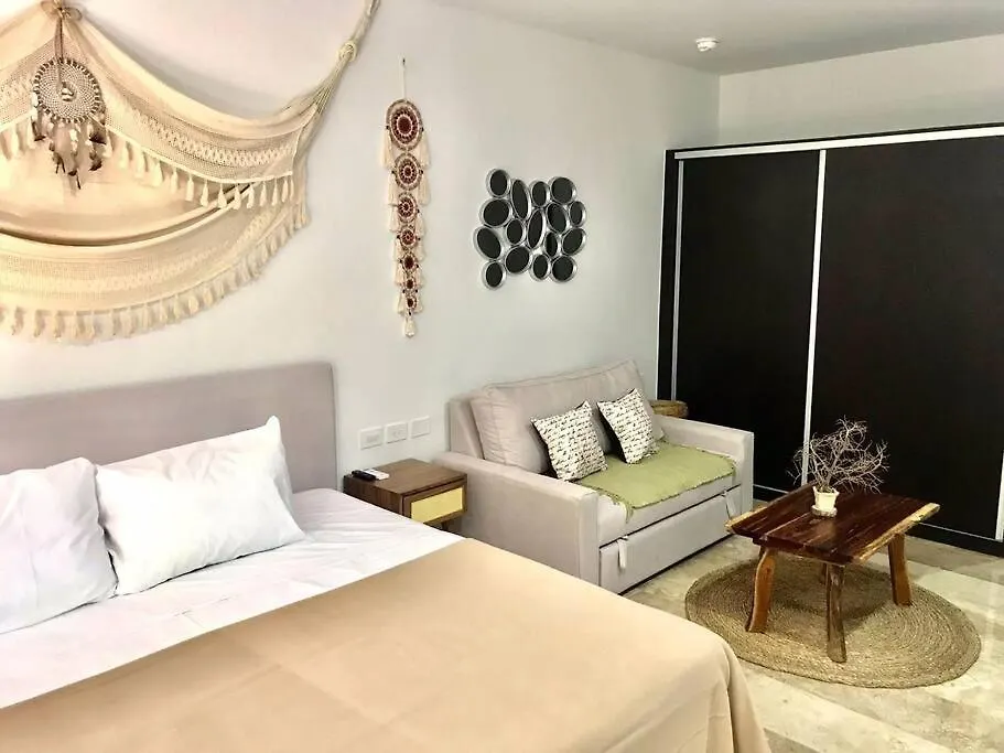 012 Modern Studio Luxurious Condo Wifi 100 Mb Tulum Apartment